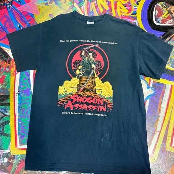 Ultra Rare Wu-Tang x Shogun Assassin T-Shirt – Cult Film Rap Tee - Size Medium
